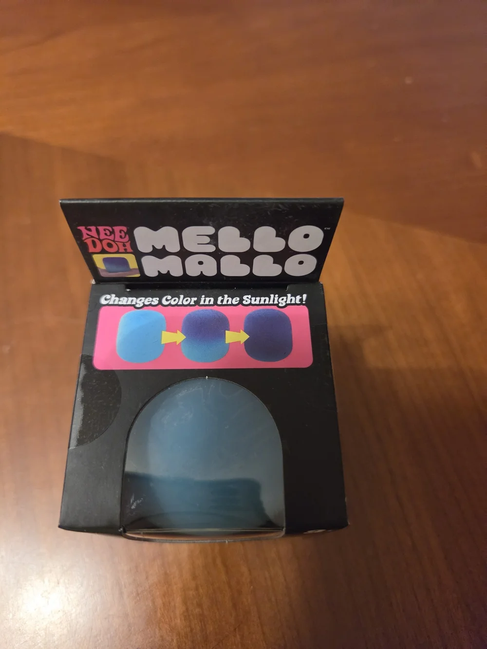 NeeDoh Mello Mallo Color-Changing Marshmallow Toy - Blue